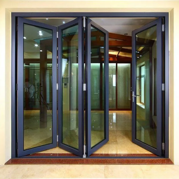 Hệ thống cửa nhôm vách kính hệ cửa đi mở gấp trượt