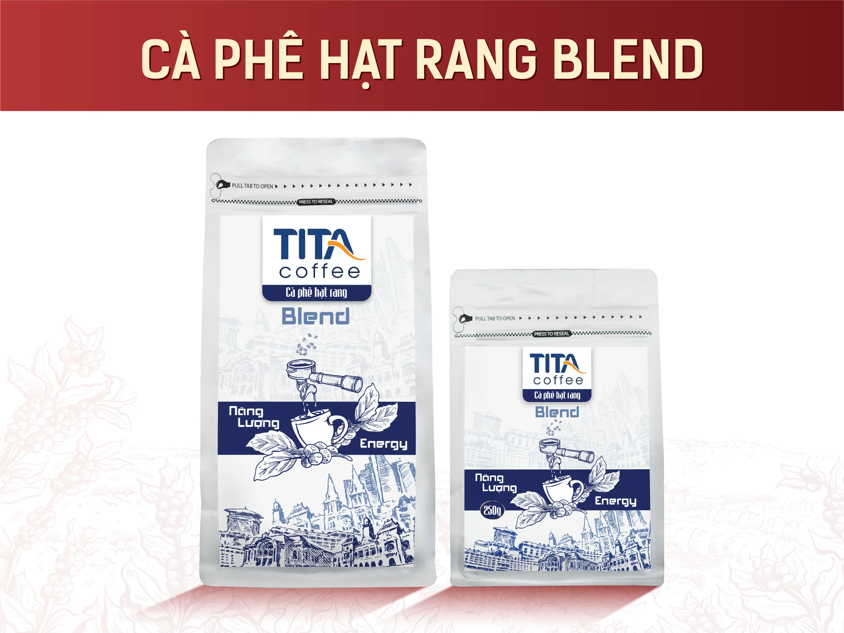 Tita Coffee - Cà phê Hạt Rang Blend năng lượng