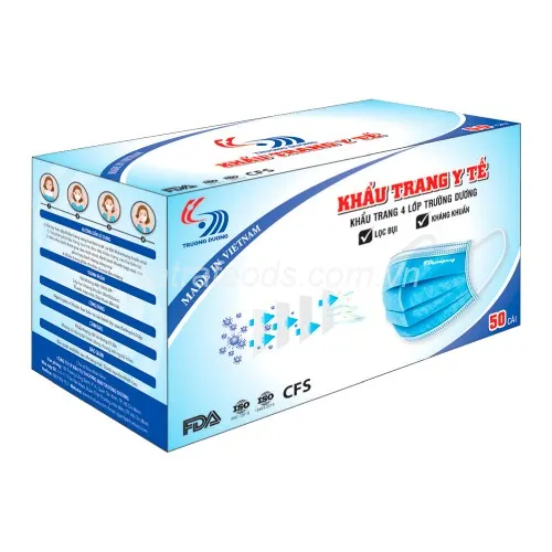 Khẩu trang y tế 4 lớp kháng khuẩn Trường Dương