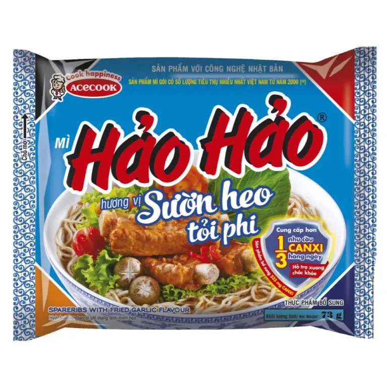 Mì Hảo Hảo sườn heo tỏi phi