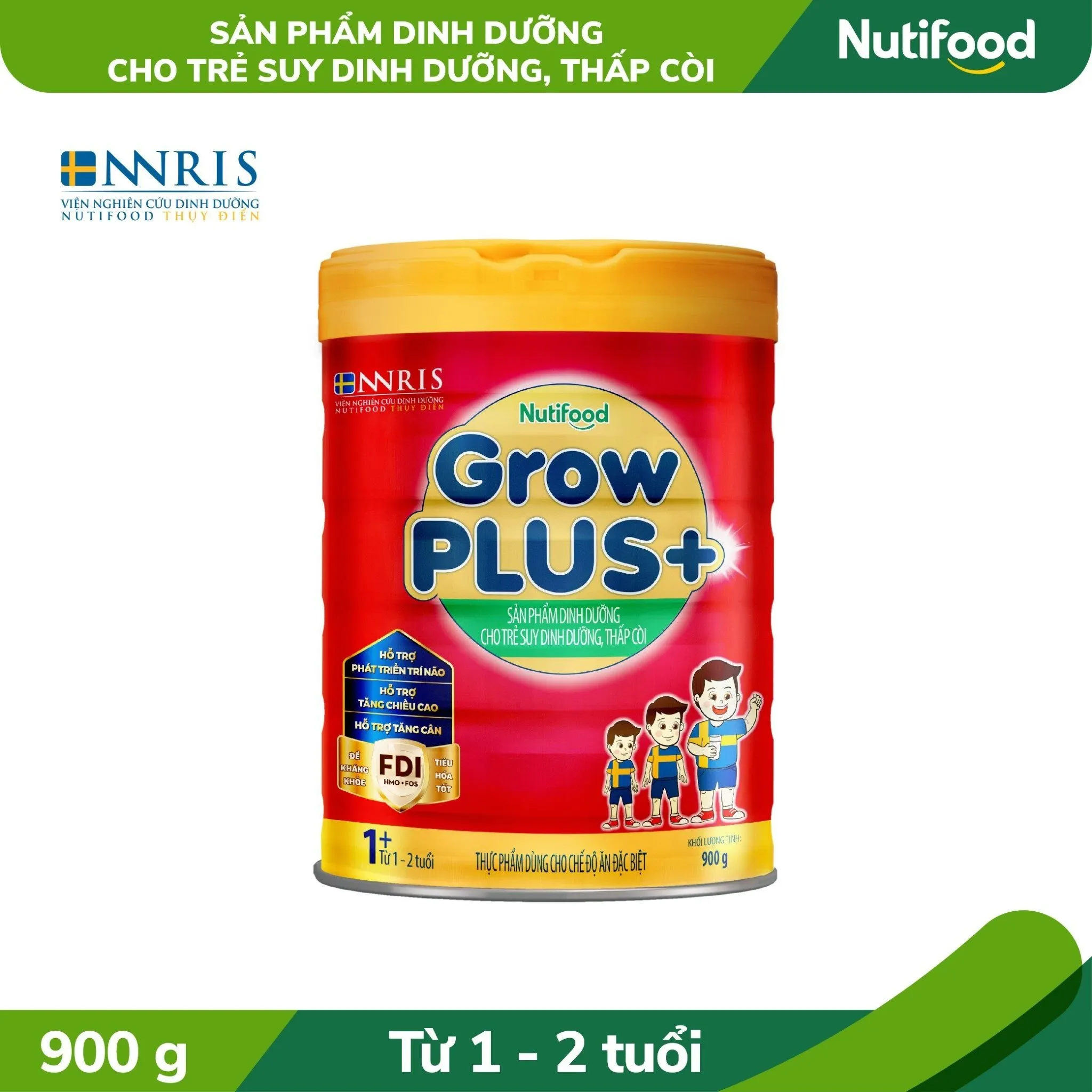 Sữa Bột GrowPLUS+ Suy Dinh Dưỡng trên 1 tuổi