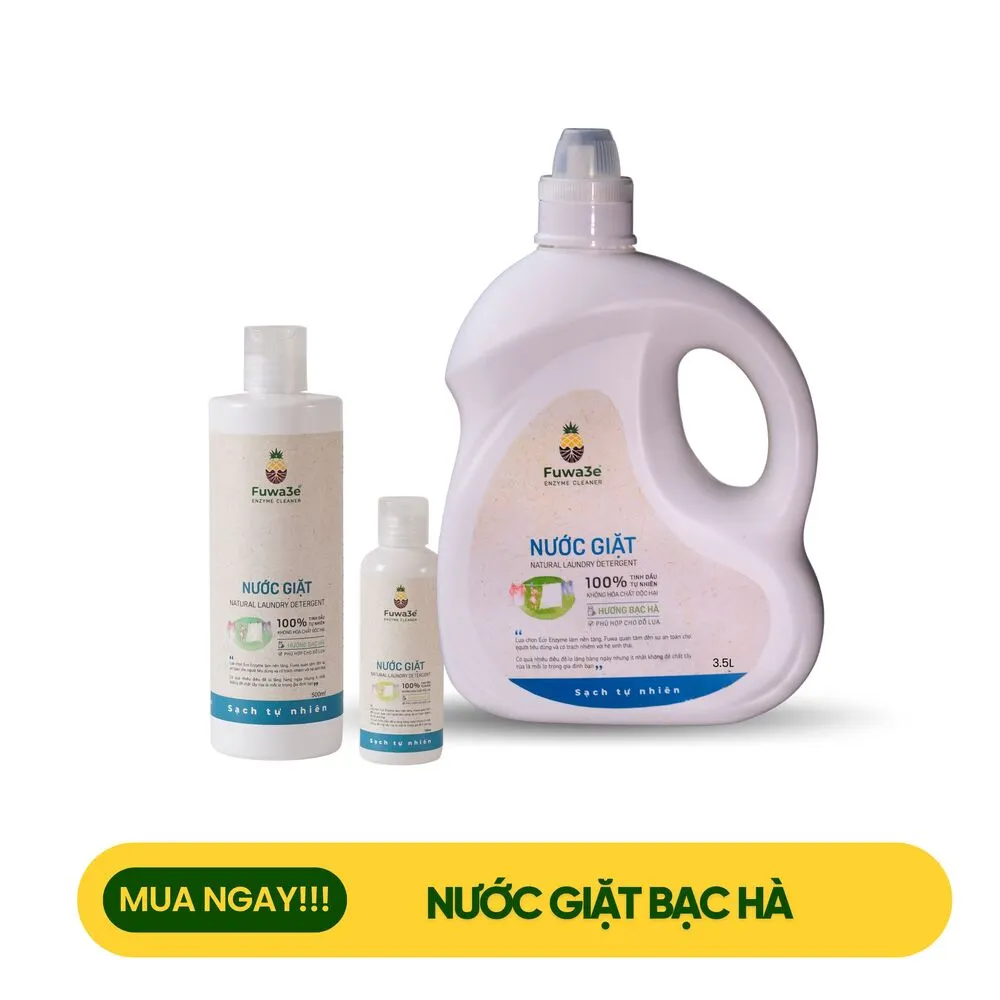 Nước giặt Fuwa3e (Hương bạc hà)