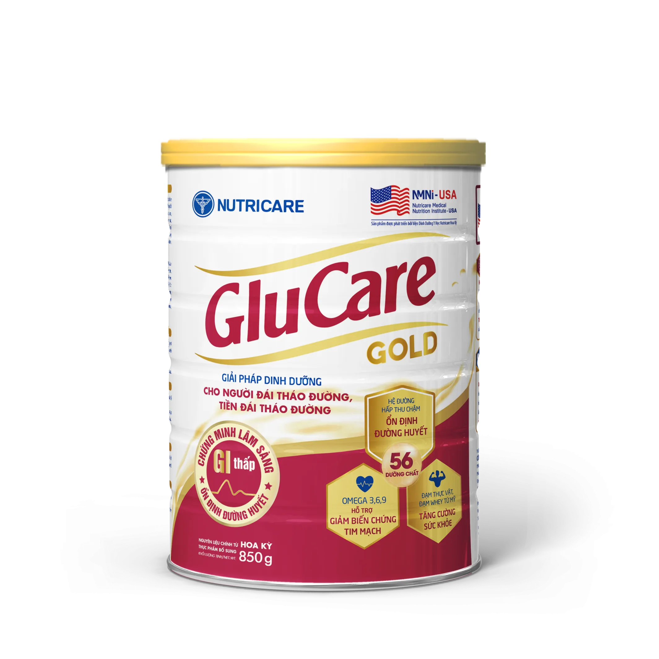 Sữa bột người lớn Glucare Gold