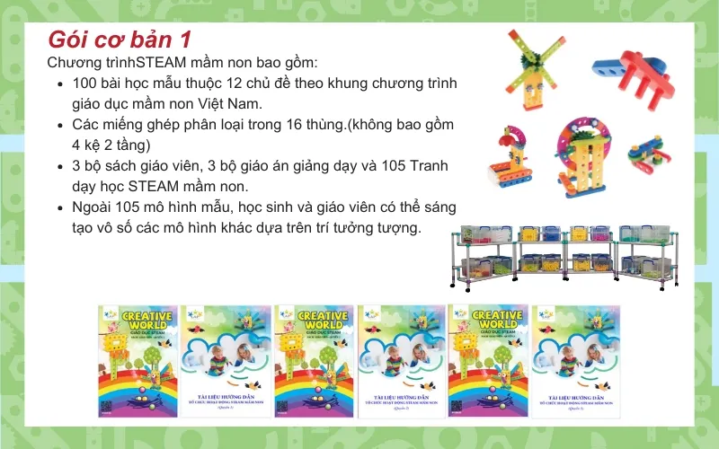 Bộ sản phẩm STEAM MẦM NON