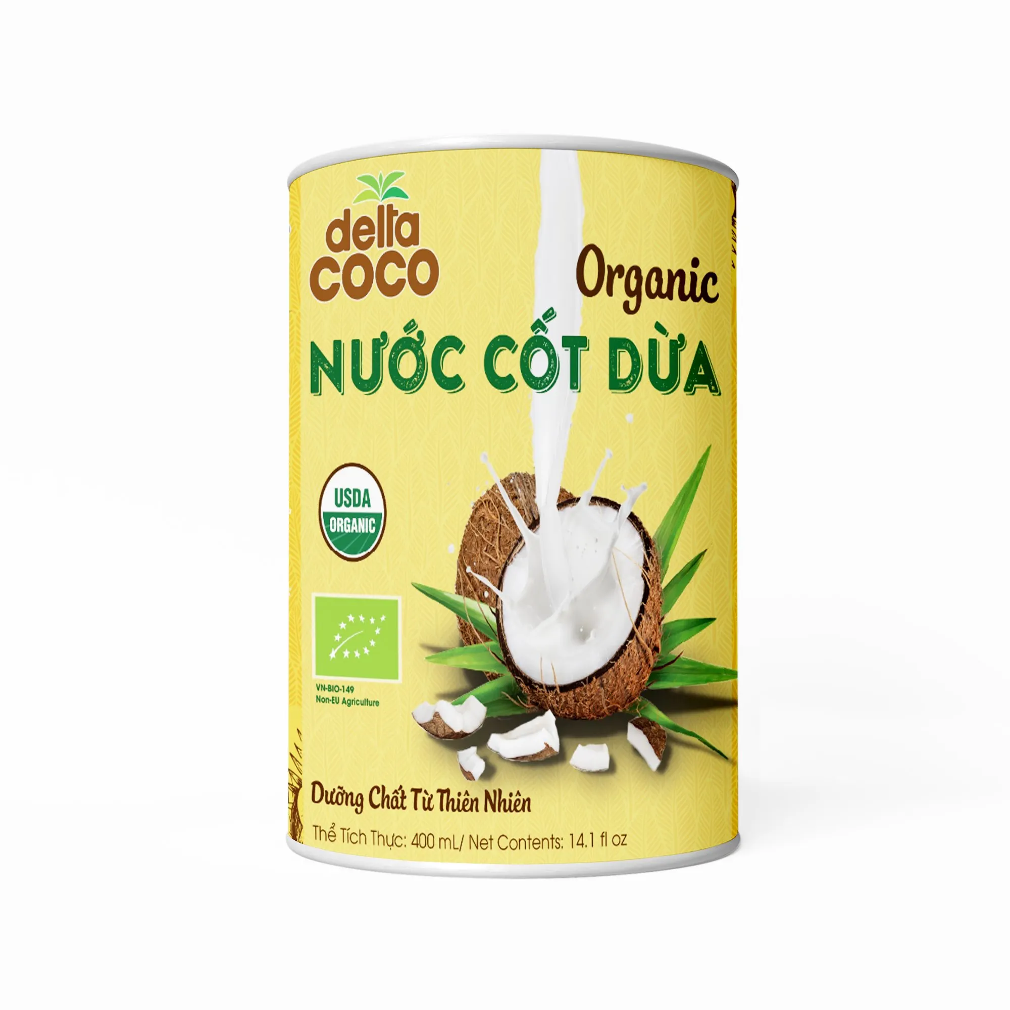 NƯỚC CỐT DỪA ORGANIC - LON 400 ML