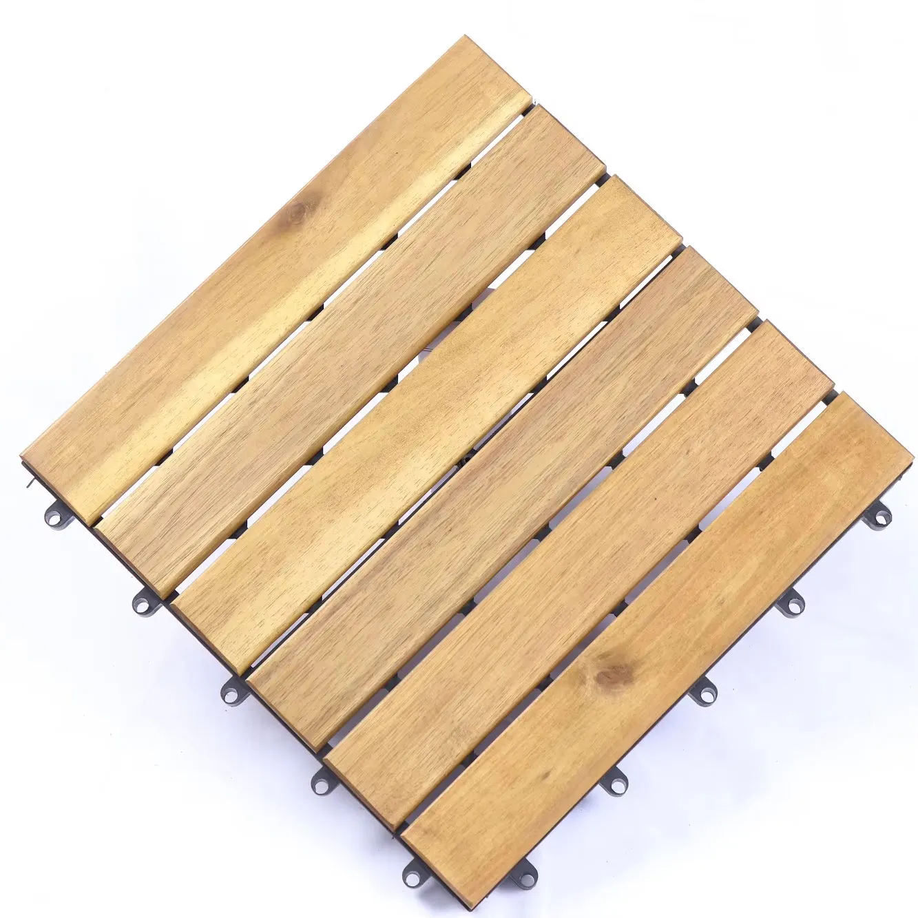 Gạch lát sàn gỗ keo 6 thanh lồng ghép