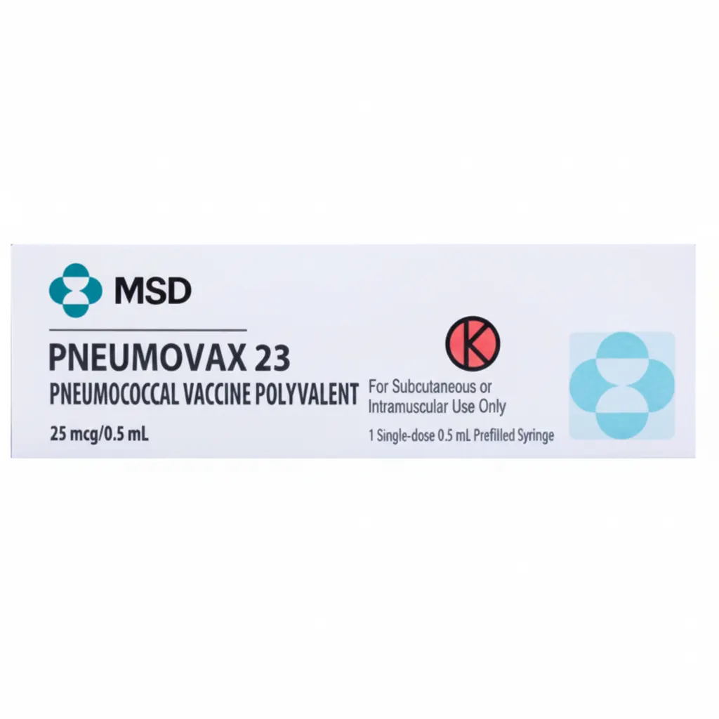 Pneumovax 23 Vaccine Phế Cầu 23 Chủng