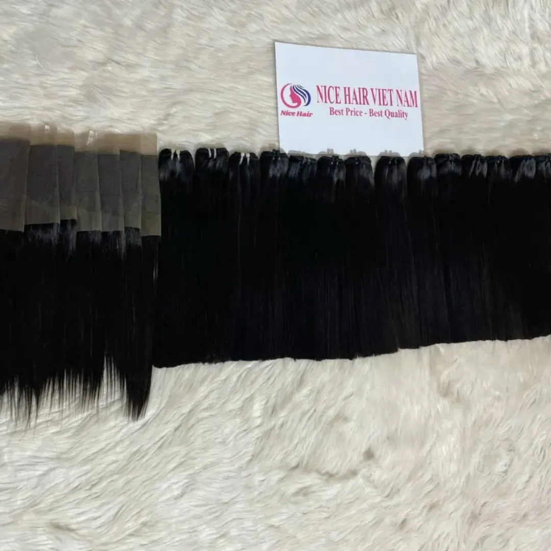 Tóc thẳng màu tự nhiên 100% tóc người